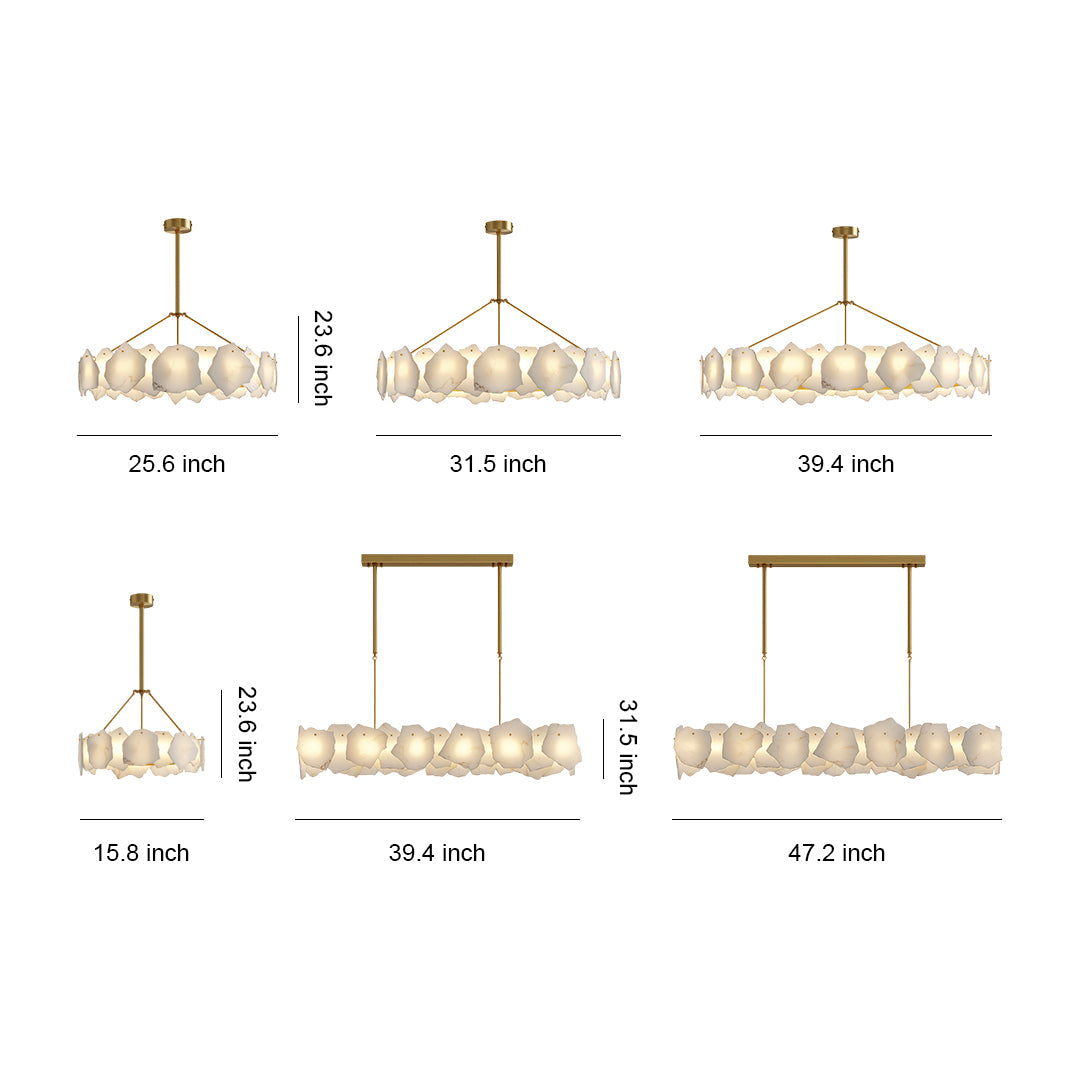 Chmurka Miedź Żyrandol LED – AllWhitePro