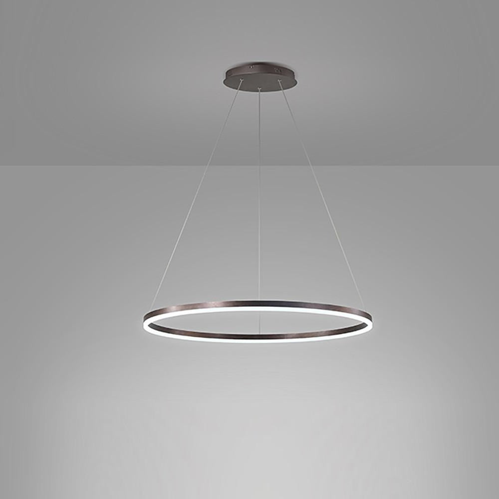 Czarny Pierścieniowy Żyrandol LED – AllWhitePro
